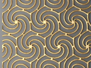 panel lattice grille 3d 3D Model