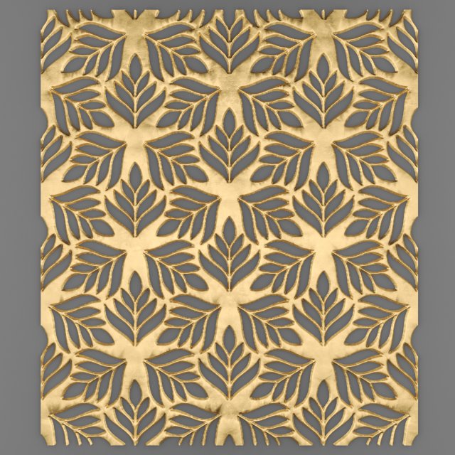 panel lattice grille 3d 3D Модель .c4d .max .obj .3ds .fbx .stl .blend 