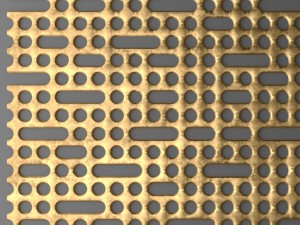 panel lattice grille 3d 3D Model