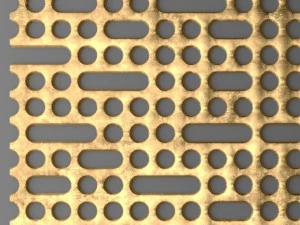 panel lattice grille 3d 3D Model