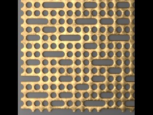 panel lattice grille 3d 3D Model