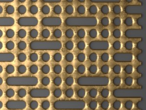 panel lattice grille 3d 3D Model