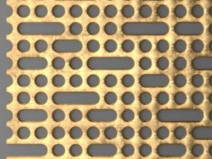 panel lattice grille 3d 3D Model