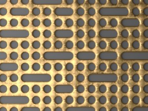 panel lattice grille 3d 3D Model