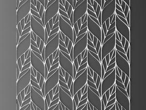 panel lattice grille 3d Modelo 3D