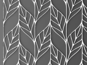 panel lattice grille 3d 3D Model