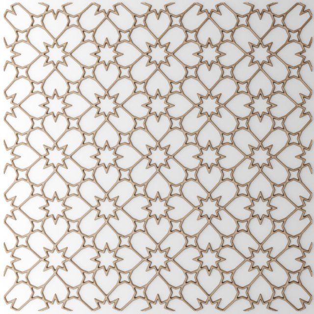 lattice arab panel 3d 3D Model .c4d .max .obj .3ds .fbx .stl .blend 