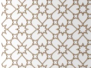 lattice arab panel 3d 3D Model