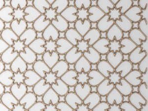lattice arab panel 3d 3D Model