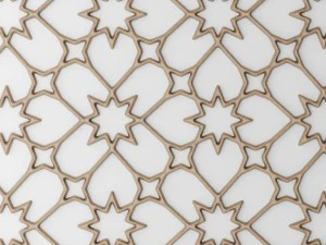 lattice arab panel 3d 3D Model