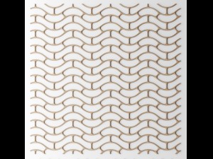 set panel lattice grille 3d Model 3D
