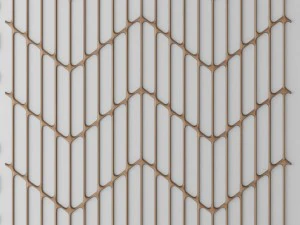 set panel lattice grille 3d 3D Model