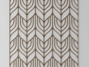 set panel lattice grille 3d 3D Model