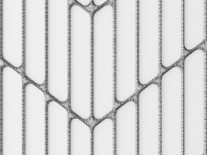 set panel lattice grille 3d Model 3D