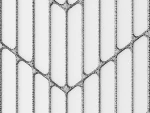 set panel lattice grille 3d 3D Model