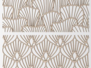 set panel lattice grille 3d Model 3D