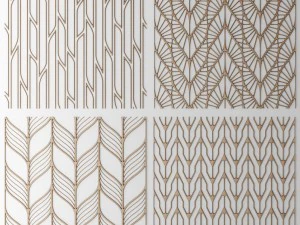 Установить панельную решетчатую решетку 3d 3D Модель