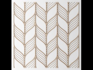 set panel lattice grille 3d Model 3D