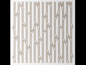 set panel lattice grille 3d 3D Model