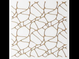 set panel lattice grille 3d 3D Model