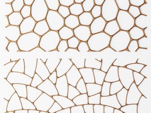 set panel lattice grille 3d 3D Model
