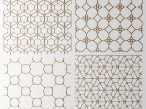 Установить панельную решетчатую решетку 3d 3D Модель