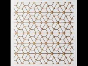 set panel lattice grille 3d 3D Model