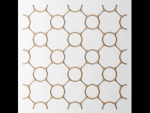 set panel lattice grille 3d 3D 模型