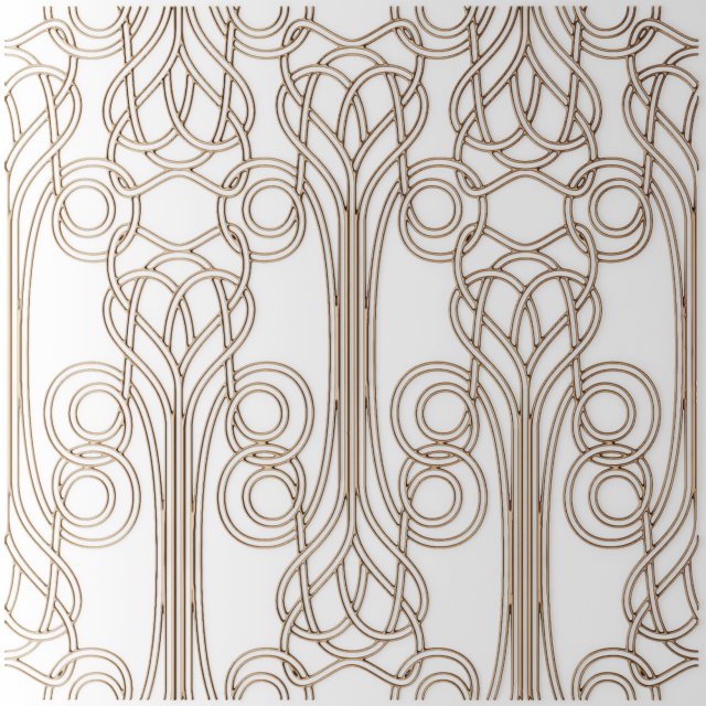panel lattice grille 3d Modello 3D .c4d .max .obj .3ds .fbx .stl .blend 