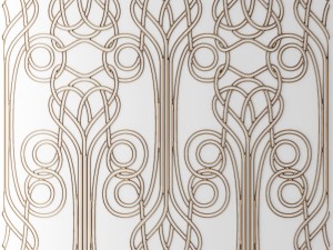 panel lattice grille 3d Modelo 3D
