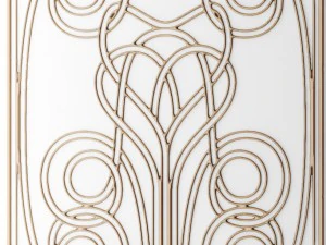 panel lattice grille 3d 3D Model