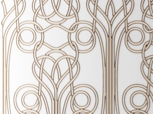 panel lattice grille 3d Modello 3D