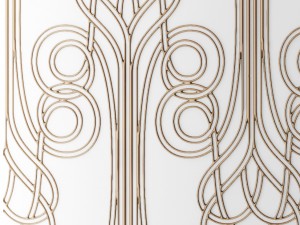 panel lattice grille 3d Modello 3D
