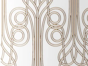 panel lattice grille 3d 3D Model