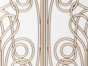 panel lattice grille 3d Modello 3D