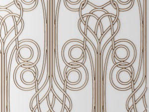 panel lattice grille 3d Modello 3D