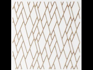set panel lattice grille 3d 3D Model