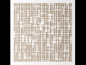 set panel lattice grille 3d Model 3D