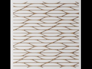 set panel lattice grille 3d Model 3D