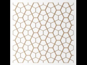 set panel lattice grille 3d 3D Model