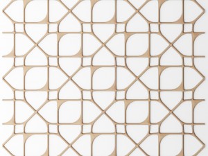 set panel lattice grille 3d Model 3D