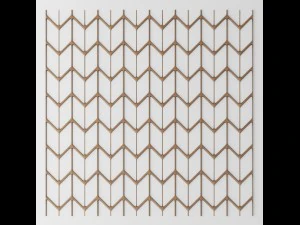 set panel lattice grille 3d 3D Model