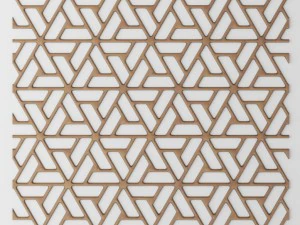 set panel lattice grille 3d 3D Model