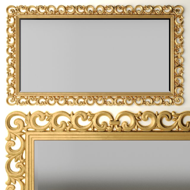 classic mirror 3d Modelo 3D .c4d .max .obj .3ds .fbx .stl .blend 