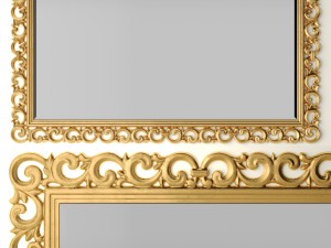 classic mirror 3d 3D Model