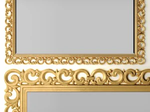 specchio classico 3d Modello 3D