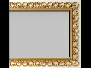 classic mirror 3d 3D Model
