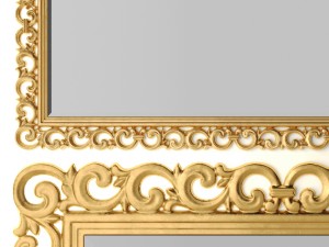 classic mirror 3d Modelo 3D
