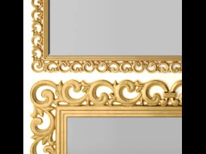 classic mirror 3d 3D Model