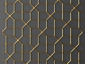 set panel lattice grille 3d 3D Model